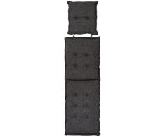 Best de Deck Chair Coussin pour STS, 144 x 50 x 7 cm, Gris