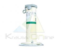 Catral 31110011 Pied de Parasol Universel, Blanc, 6.5 x 6.5 x 30 cm