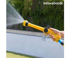 Innovagoods Pistolet à eau à pression avec réservoir 8 en 1 Jaune