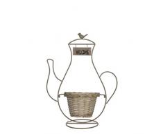 MICA Decorations 1009887 Théière Gris