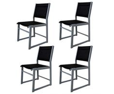 Unbekannt Ambientehome Fauteuil, Gris/Noir