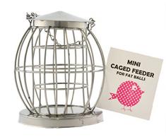 Green Jem Lanterne mangeoire à Oiseaux Boule de Graisse 12x12x13.5 cm Silver