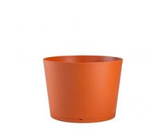 GROSFILLEX Bac à Plantes Tokyo Diamètre 50, Orange Brulé, 47,5 x 47,5 x 33,3 cm