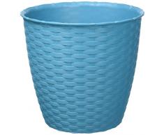Stefanplast 2075996 Natural Pot de Fleurs Turquoise 19 x 17,5 cm