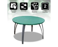 Bosmere Products Ltd p347 Protection décran Plus 4–6 Circulaire de Table réversible pour siège – Vert/Noir