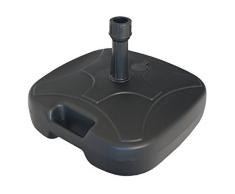 DELSCHEN 6000–111–106 Pied de Parasol, Fer Gris, 45 x 45 x 14 cm