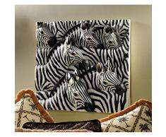 Design Toscano Frise Murale sculptée Rayures parades Sculpture, Multicolore, 11,5 x 77,5 x 67,5 cm