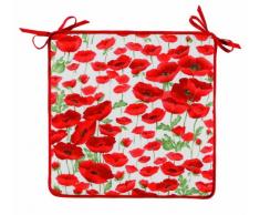 Best 90417524 2 x Coussin dassise avec Cordons de Fixation 40 x 40 x 3 cm, d.1475