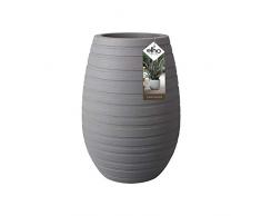 Elho Allure Ribbon Pot de Fleur Vase, Gris, 43 cm