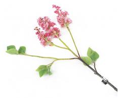 Floral Elegance F084PL - Tige artificielle de Lilas rose de 76 cm