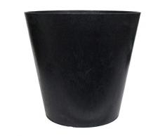 ECO GARDEN Octavia Pot de Fleurs en Caoutchouc recyclé Ardoise