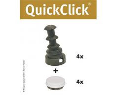 Wagner QuickClick® Chaise Patins/Poignet/Lot de 4 Tubes à Brancher dans Rond//Duo – Diamètre Intérieur 12 mm/Diamètre extérieur : 16 mm – 15832000