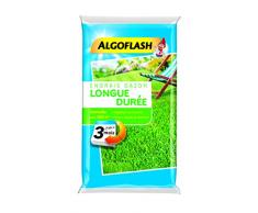 ALGOFLASH Engrais gazon longue durée 3 mois, Jusquà 500m², Dosette incluse, 12.5 kg, EG3M500