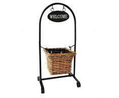 Kingfisher WWP Welcome Ensemble de Pot de Fleurs à Suspendre – Multicolore
