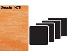 BEST 04791478 Lot de 4 Sets de Table 48 x 32 cm