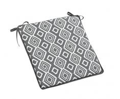 Best Multicolore Coussin dassise avec Cordons de Fixation 40 x 40 x 3 cm, 4411777