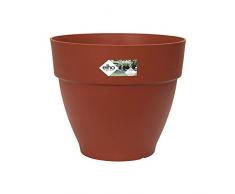 Elho Vibia Campana Ronde 20 - Pot De Fleurs - Brique - Extérieur - Ø 20 x H 16.7 cm
