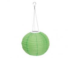 Dehner Lampion Solaire Ø 28 cm, Nylon, Vert.