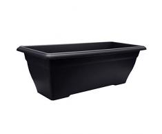 Poetic PRI40NV Jardinière Plastique Noir Violine 40 x 21 x 16,9 cm