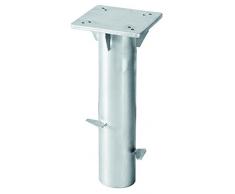 Schneider Plaque de Sol Universel Parasol Accessoires, Argent, 16x16x40 cm