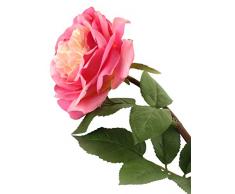 Floral Elegance F059LPL- Rose artificielle rose de 92 cm