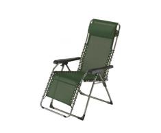 fiam 029TX VS Fauteuil Inclinable de Jardin Aluminium Vert Foncé 66,5 x 155 x 82 cm