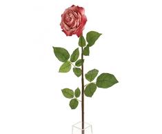 Floral Elegance F059PL- Rose artificielle rose pâle de 92 cm