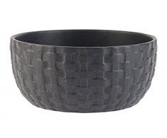 Soendgen Kiruna Vase en céramique Naturel 21 x 21 x 9 cm 21 x 21 x 9 cm strukturschwarz