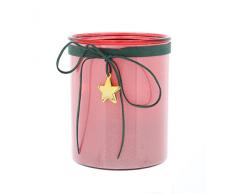 Festive Productions P014776 15 cm BO éclairé Effet Paillettes Lanterne avec Pendentif étoile – Bleu