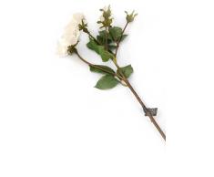 Floral Elegance Artificiel 87 cm Tige Unique Ivoire Spray Roses X 12 – Artificiel de Luxe Plage de Fleur en Soie