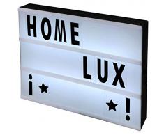 Homelux 810091 Lumineux LED avec Lettres/Chiffres 300 x 220 x 50 mm