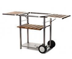 Plancha TONIO Chariot, INOX