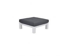 Garden Impressions Cube Table, Blanc Mat/Noir Reflex