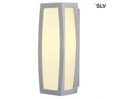 Applique Murale - saillie - SLV Meridian Box- Gris Argent - culot e27 -, Max. 25w