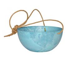 Artstone Pot de Fleurs, Coupe de Fleurs Fiona, résistant au Gel et ultraléger, Aqua, 25x12cm