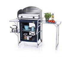 Cuisine extérieure Ibiza Campart Travel KI-0730 – Avec panneau de protection – Diverses solutions de stockage