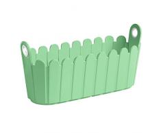 Emsa Landhaus Jardinière, Blanc/Vert, 40 cm