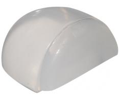 Wagner 15502811 Clear Butoir de Porte en Plastique Transparent, 40 x 43 x 23 mm, Autocollant, s’enlève sans Laisser de Traces