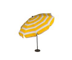 EDENIA Parasol Jaune/Blanc 240x240x10 cm 009744