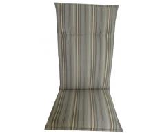 Gartenstuhl-Kissen Coussin pour Chaise de Jardin - Longueur Totale 119cm / / Largeur 48cm / / Dos : 70 cm Environ / / épaisseur 5cm