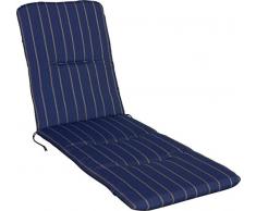 Angerer Coussin pour Chaise 60 x 190 cm, Design Faro Bleu (sans Chaise)