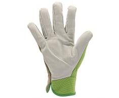 Draper 82623 Grande résistance moyenne Gants de jardinage Multicolore ( blanc/vert)