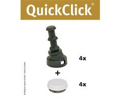 Wagner QuickClick® Chaise Patins/Poignet/Lot de 4 Tubes à Brancher dans Rond//Duo – Diamètre Intérieur 10 mm/Diamètre extérieur 14 mm – 15831900