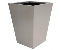 hydroflora 61425505 Value Line Property Advanced Pot de Fleur en Acier Inoxydable V4A Mat brossé 30 x 30 x 40 cm