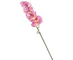 Floral Elegance F068PL - Orchidée Phalaenopsis/Papillon artificielle lilas de 109 cm