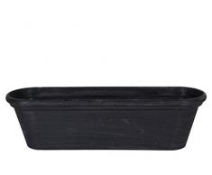 Cera-Mix Pot de Fleurs, Coupe de Fleurs Natural, résistant au Gel et ultraléger, Blackwash, 55x16x15cm