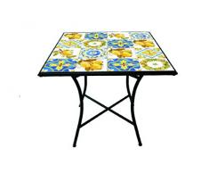 Galileo Casa Tuscany Table carrée Noir