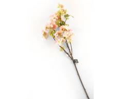 Floral Elegance F053PEL - Tige artificielle de Cerisier Prunus du Japon rose et blanc de 80 cm