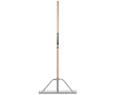 Draper Tools PLR/dun aménagement paysager Râteau avec Manche en frêne, Bleu