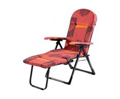 Bica BCA115 Pompei Chaise Longue avec accoudoirs rembourrés, Taille Unique, Multicolore